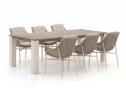 + 15% kassakorting | Manifesto Novara/ROUGH-X 240cm dining tuinset 7-delig - Laagste prijsgarantie!