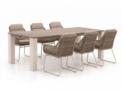 Intenso Isorella/ROUGH-X 240cm dining tuinset 7-delig - Laagste prijsgarantie!