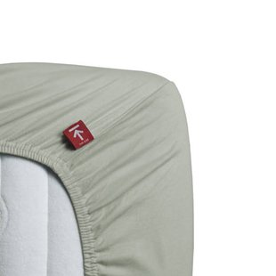 Beddinghouse jersey hoeslaken (tot 35 cm) - grijsgroen