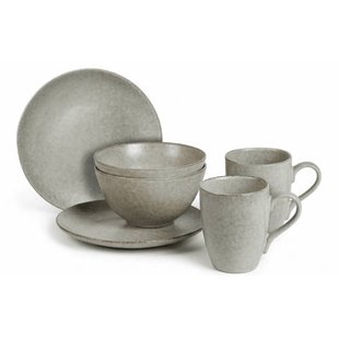 Broste Copenhagen Broste Copenhagen Ontbijtset Nordic Marsh 6-delig / 2 personen - 2 ontbijtborden, 2 kommen en 2 kopjes