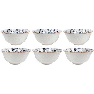 Cookinglife Soepkommen / Kommen Fleuris ø 16 cm - 6 stuks
