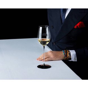 Riedel Wijnglazenset Fatto A Mano Black Tie - Bordeaux Grand Cru, Burgundy Grand Cru, Riesling & Oaked Chardonnay - 4 Stuks
