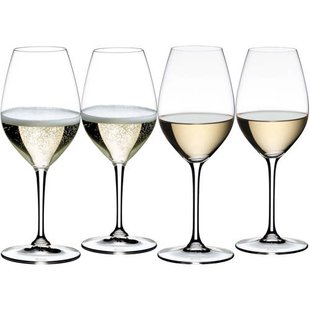 Riedel Champagne Glazen / Witte Wijnglazen Wine Friendly - 440 ml - 4 stuks