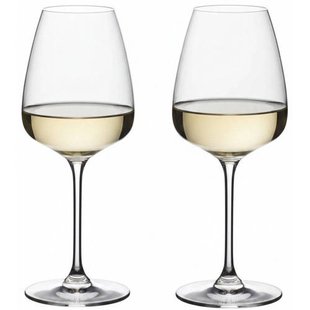 Riedel Witte Wijnglazen Grape@ - Witte Wijn / Rosé / Champagne / Spritz - 550 ml - 2 Stuks