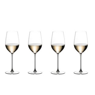 Riedel Wijnglazenset - Witte Wijnglazen - Veritas - Riesling - 400 ml - 4 Stuks