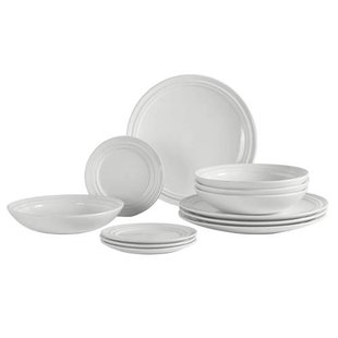 Broste Copenhagen Broste Copenhagen Serviesset Stevns 12-delig / 4 personen - 4 dinerborden, 4 ontbijtborden en 4 diepe borden