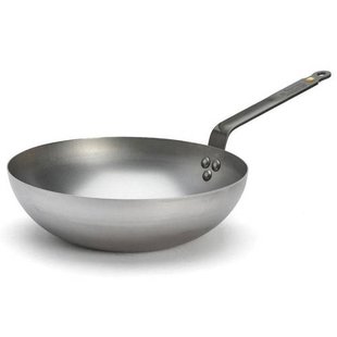 de Buyer Wokpan Mineral B Element - ø 28 cm / 3 liter - zonder anti-aanbaklaag