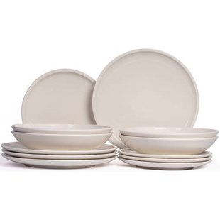 Villeroy & Boch Serviesset Artesano Original 12-delig / 4 personen - 4 dinerborden, 4 ontbijtborden en 4 diepe borden