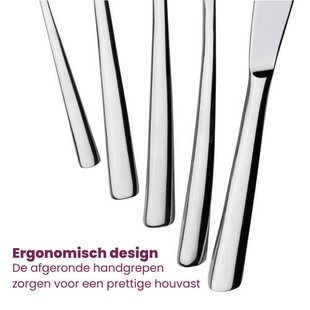 Villeroy & Boch Bestekset Piemont - 18/10 RVS - 48-delig / 12 personen