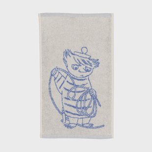 Moomin Arabia Moomin handdoek 30x50 cm Too-ticky, blauw
