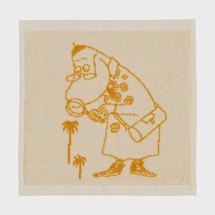 Moomin Arabia Moomin handdoek 25x25 cm Hemulen, oker