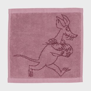 Moomin Arabia Moomin handdoek 25x25 cm Sniff, malva