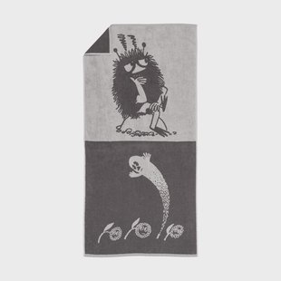 Moomin Arabia Moomin badhanddoek 70x140 cm Stinky, grijs