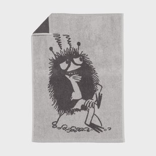 Moomin Arabia Moomin handdoek 50x70 cm Stinky, grijs