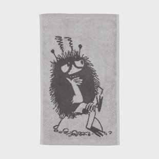 Moomin Arabia Moomin handdoek 30x50 cm Stinky, grijs