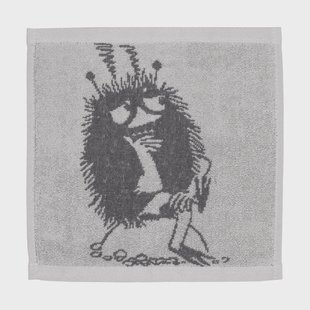 Moomin Arabia Moomin handdoek 25x25 cm Stinky, grijs