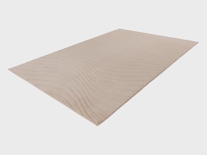 KAYOOM Vloerkleed Kierk - laagpolig & warme kleuren (325, Beige, 160 x 230 cm)