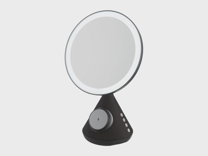 TRONIC Make-up spiegel met Bluetooth-speaker en verlichting (Zwart)