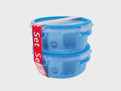 TEFAL Clip & Close vershoudbakjes (Doos van 2, rond)