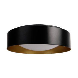 MEGAMAN LED plafondlamp Renzo XChange zwart/goud CCT, IP44