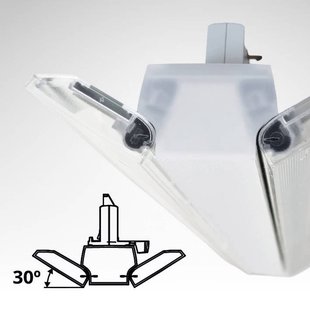 MEGAMAN LED-driefasige railverlichting Xavier 4000K wit 60 cm