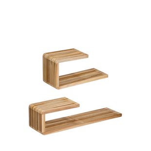 Mica Decorations wandplank Josha (set van 2) (80x21 cm)