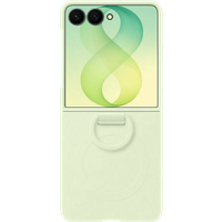Samsung Galaxy Z Flip 8 Siliconen Back Cover met Magneet Groen
