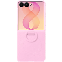 Samsung Galaxy Z Flip 8 Siliconen Back Cover met Magneet Roze