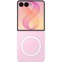 Samsung Galaxy Z Flip 8 Soft Case Back Cover met Magneet Transparant