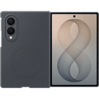 Samsung Galaxy Z Fold 8 Siliconen Back Cover met Magneet Zwart