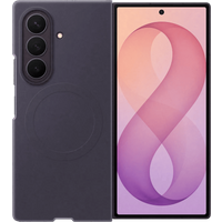 Samsung Galaxy Z Fold 8 Ultra Siliconen Back Cover met Magneet Paars