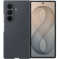 Samsung Galaxy Z Fold 8 Ultra Siliconen Back Cover met Magneet Zwart