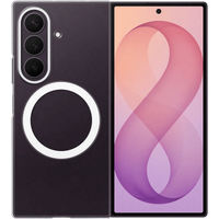 Samsung Galaxy Z Fold 8 Ultra Soft Case Back Cover met Magneet Transparant