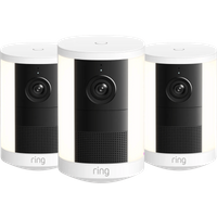 Ring Spotlight Camera 2e Generatie Stekker Wit 3-Pack