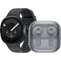 Samsung Galaxy Watch 9 5G Zwart 44mm + Samsung Galaxy Buds4 Wit