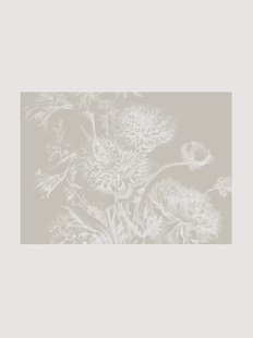 Behang Engraved Flowers