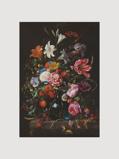 Vliesbehang Golden Age Flowers V