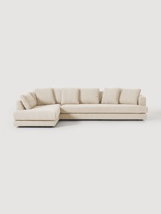 Boucl&eacute; hoekbank Tribeca (4-zits)
