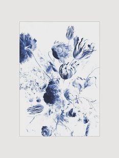 Vliesbehang Royal Blue Flowers II