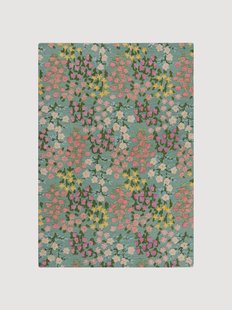 Handgetuft hoog-laag wollen vloerkleed Emilia Floral