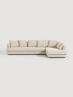 Boucl&eacute; hoekbank Tribeca (4-zits)