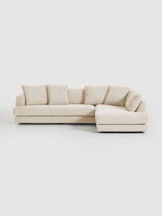 Boucl&eacute; hoekbank Tribeca