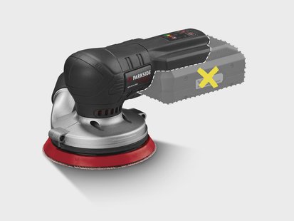 PARKSIDE PERFORMANCE Accu-schuurmachine 20 V, zonder accu en lader (20V accu-excentrische schuurmachine)