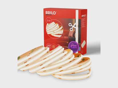 BRILONER COB LED-strip 3 m (Warmwit)
