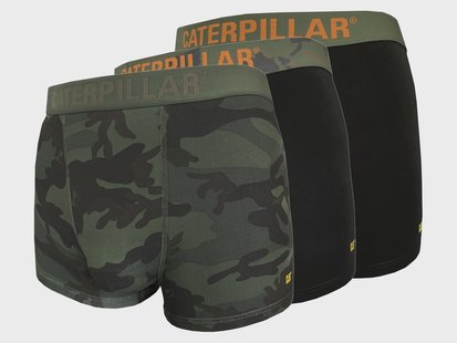 CATERPILLAR Set van 3 heren boxers (Camouflage, XL)