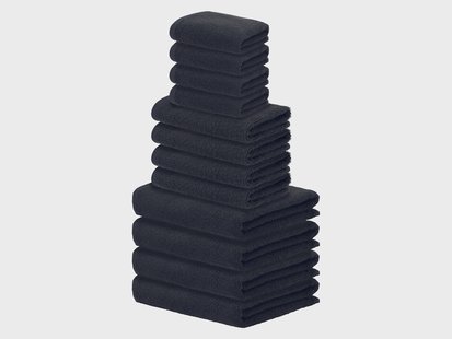 LIVARNO Handdoeken set, 12-delig (Blauw)