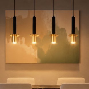 Globo Hanglamp Shanna, lengte 87 cm, zwart/messing, steen, 4-lamps