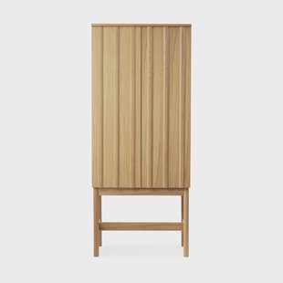 Normann Copenhagen Rib kast Eiken, 166,5x70x43 cm