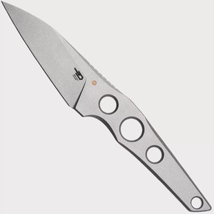 Bestech VK-Core BFK05A Stonewashed 14C28N, vaststaand mes, Vulpex Knives design