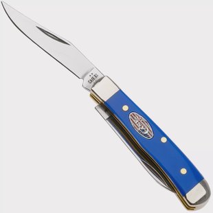 Case Tiny Trapper Smooth Royal Blue Synthetic 16401, 42154W SS zakmes
